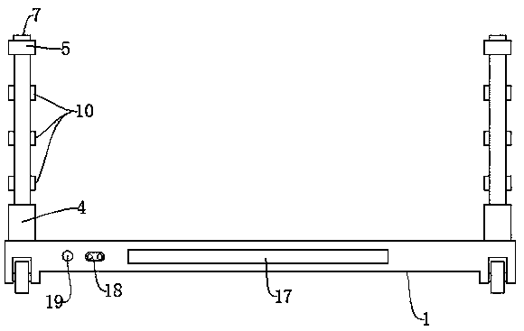 Pipe fitting placing rack for construction