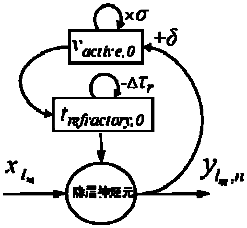 Hidden layer neuron adaptive activation method and device and terminal equipment