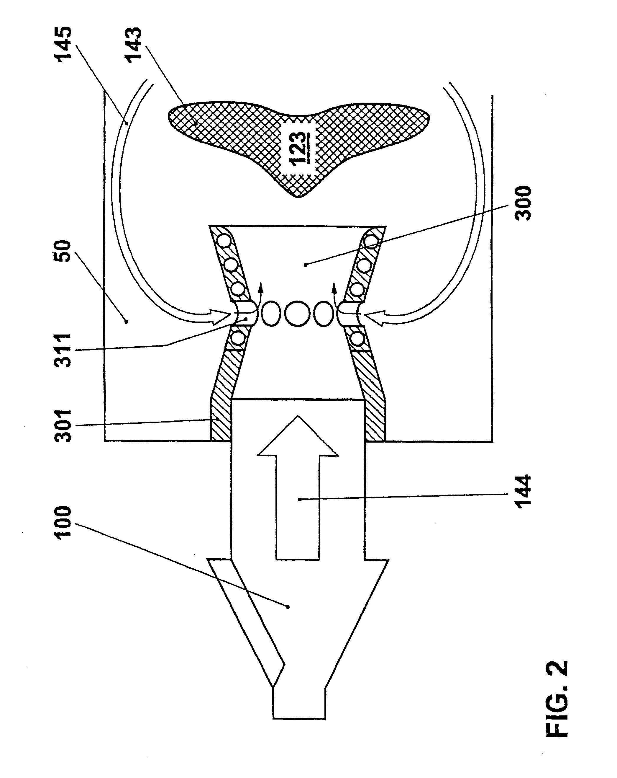 Burner with high flame stability