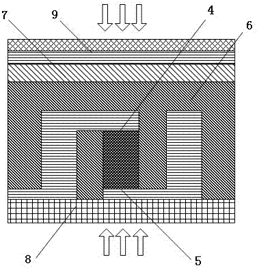 Gallium arsenide-based thermoelectric and photoelectric sensor in self-powered radio frequency receiving and transmitting assembly