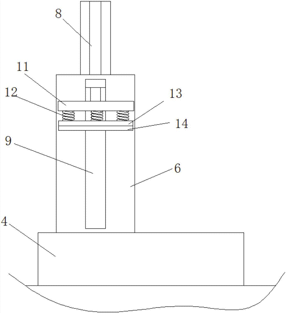 Workpiece clamping device of numerical control milling machine