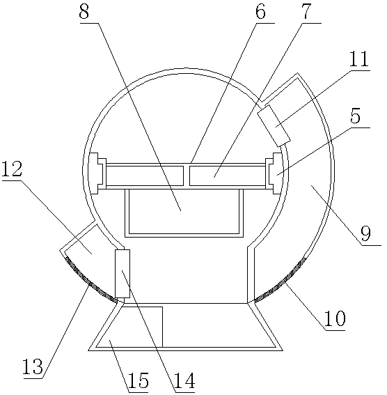 Computer case with dustproof effect