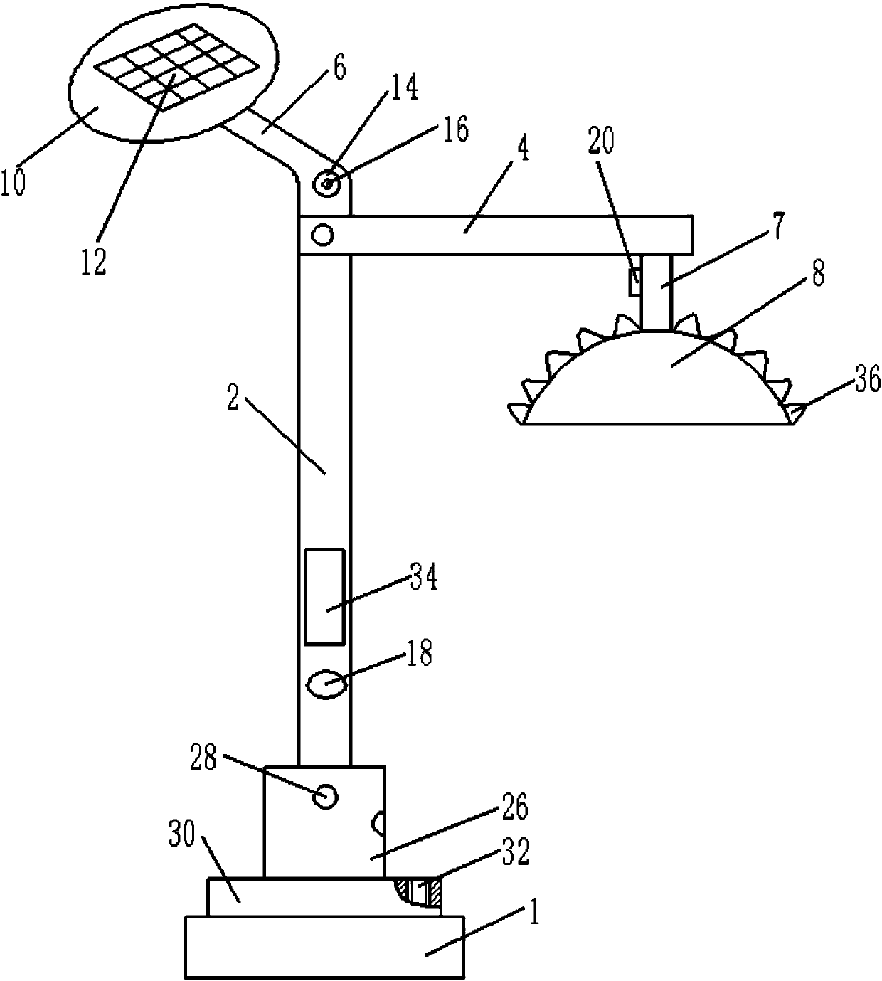 Solar street lamp