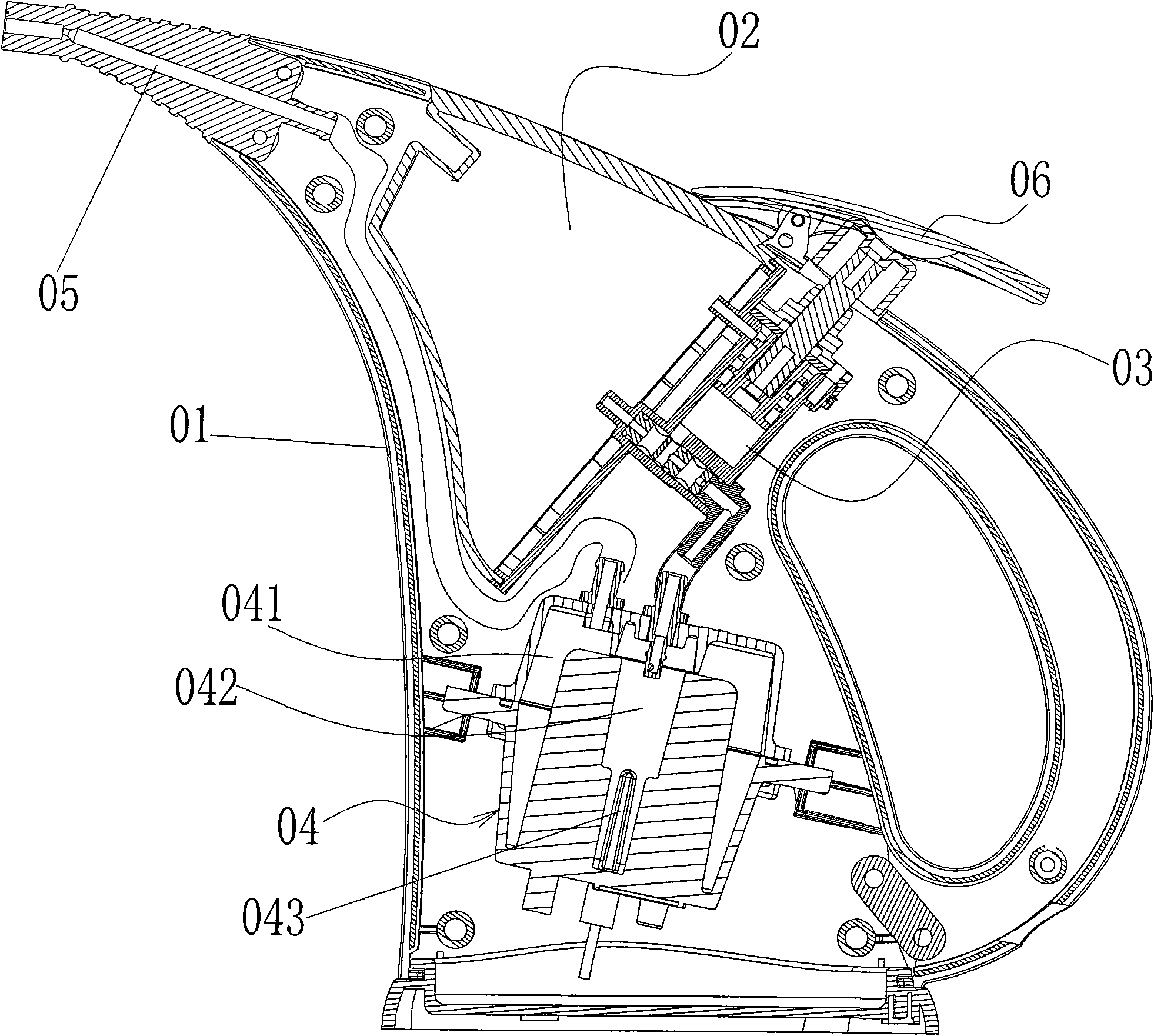 Dual-control steam cleaner