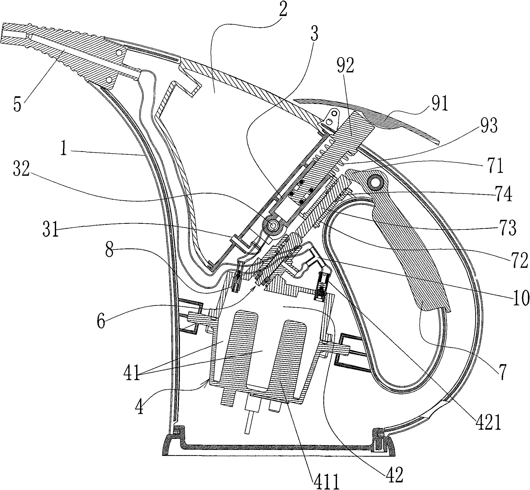 Dual-control steam cleaner