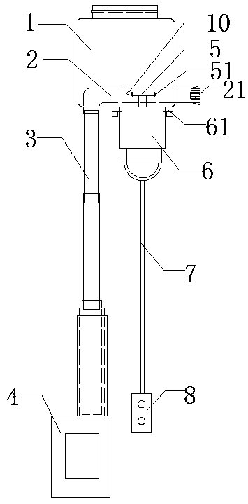 A kind of pollinator suitable for high-branch pollination