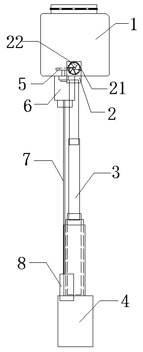 A kind of pollinator suitable for high-branch pollination