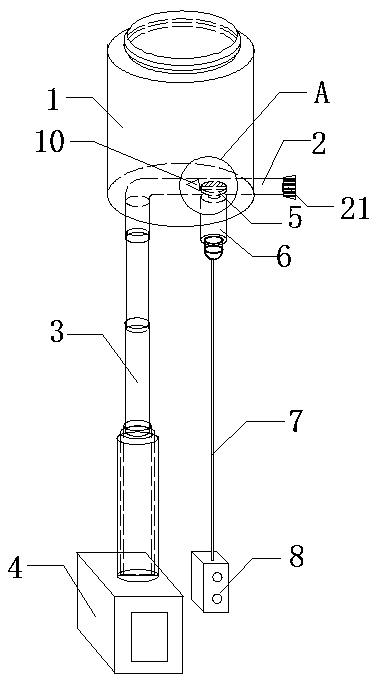 A kind of pollinator suitable for high-branch pollination