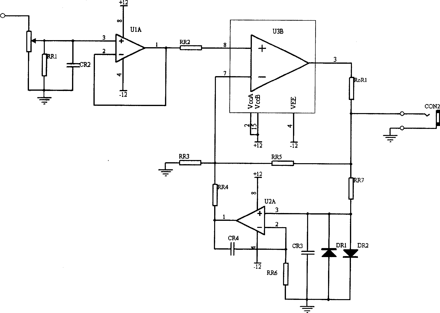 Audio earphone amplifier