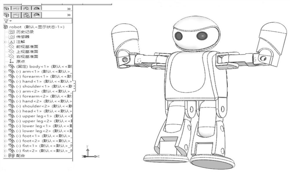 Human-robot virtual reality interactive control system based on inertial motion capture