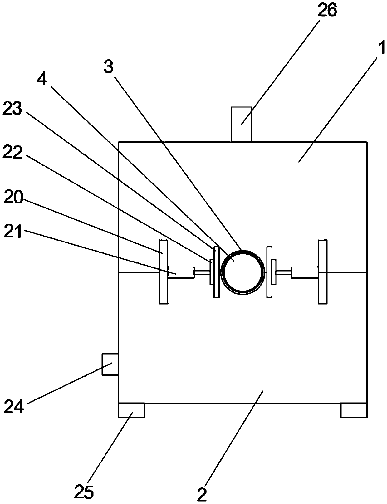 Plastic bag packaging and opening device