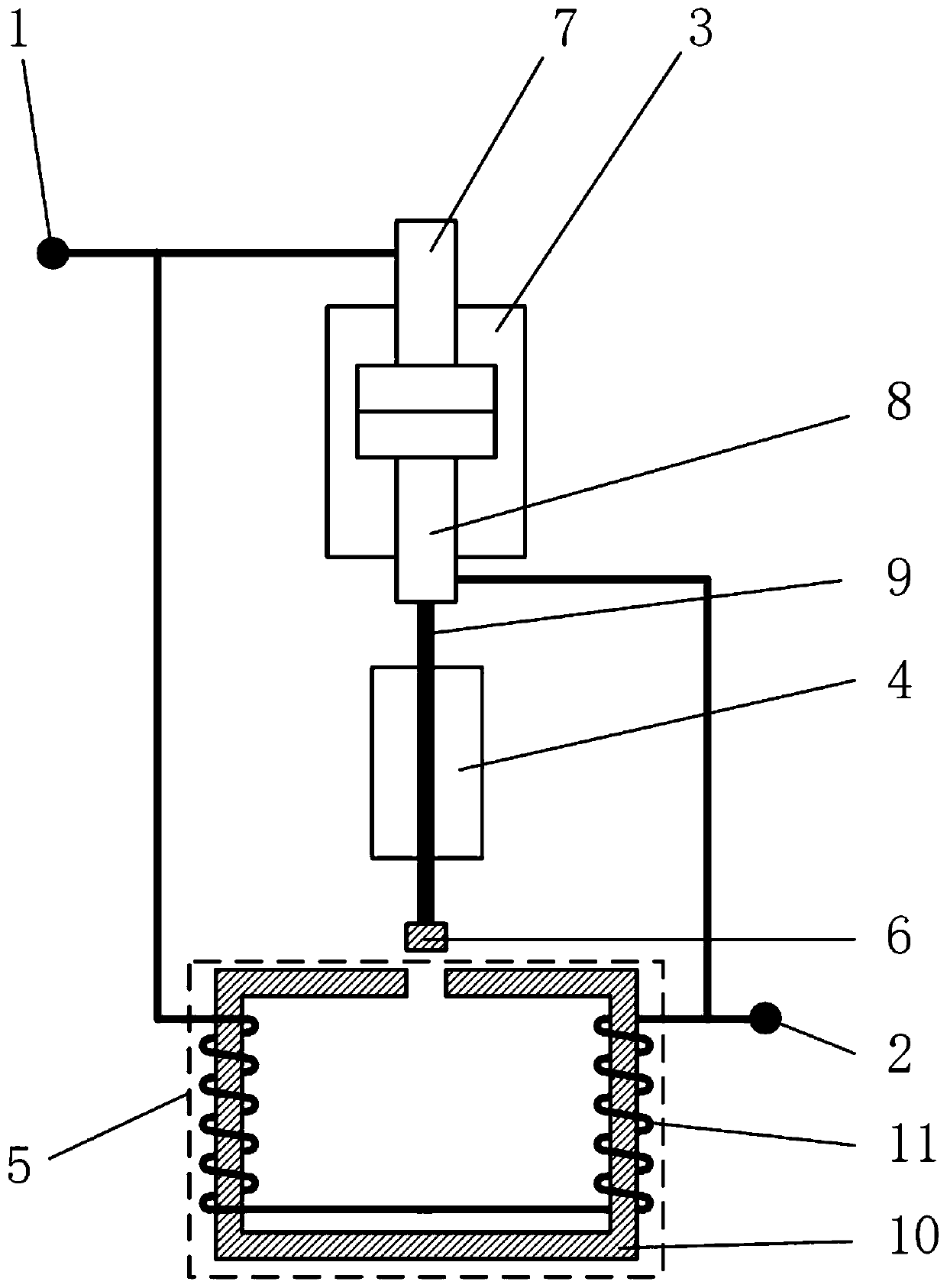 A kind of AC current limiter and its current limiting method