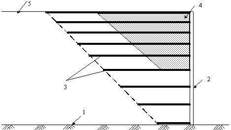 Wedge-shaped Geocell cement reinforced soil structure for road-bridge connection and construction method thereof