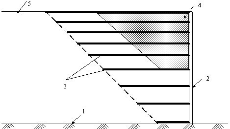 Wedge-shaped Geocell cement reinforced soil structure for road-bridge connection and construction method thereof