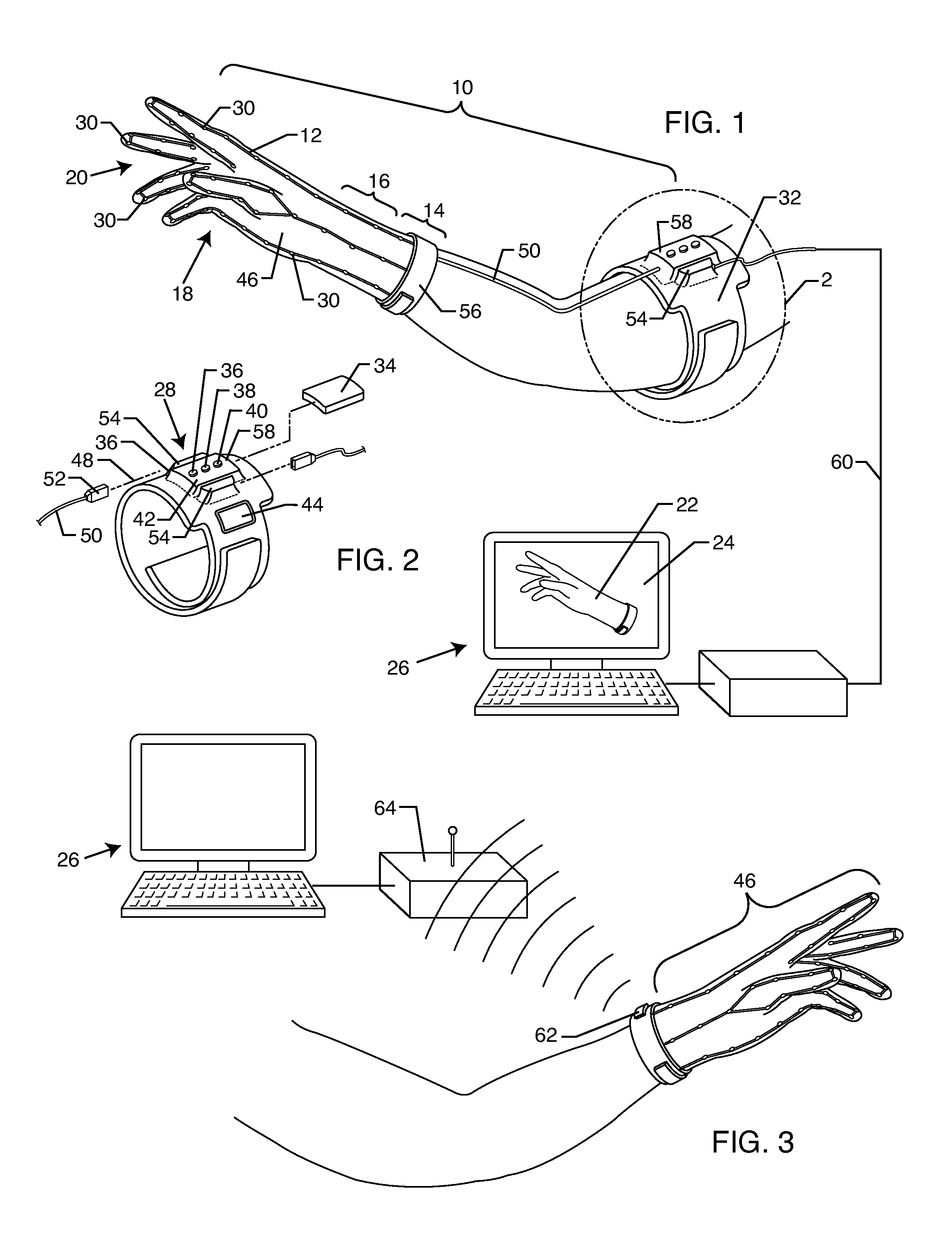 Motion capture data glove