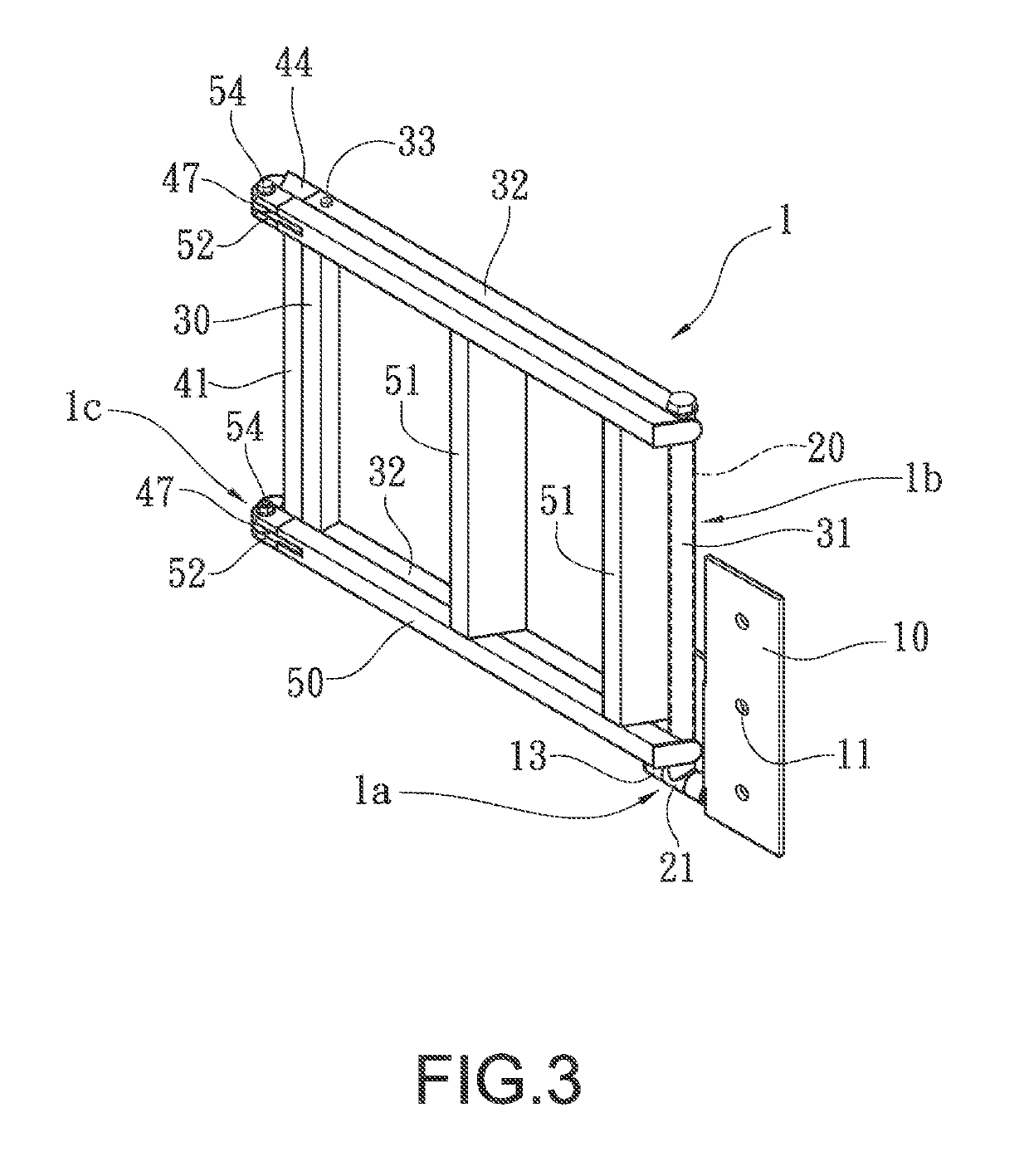 Foldable ladder structure for automobile cargo bed