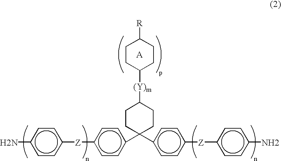 Polyamic acid composition, liquid crystal aligning film, and liquid crystal display element