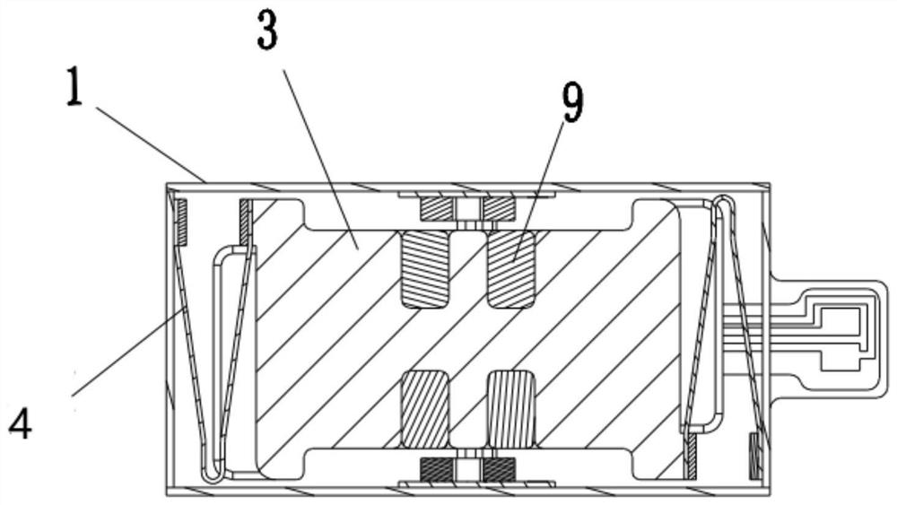 Lateral driving linear motor