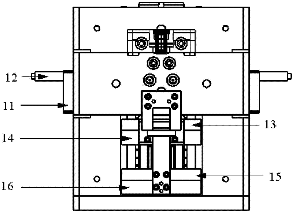 A zinc alloy die-casting mold ejection mechanism