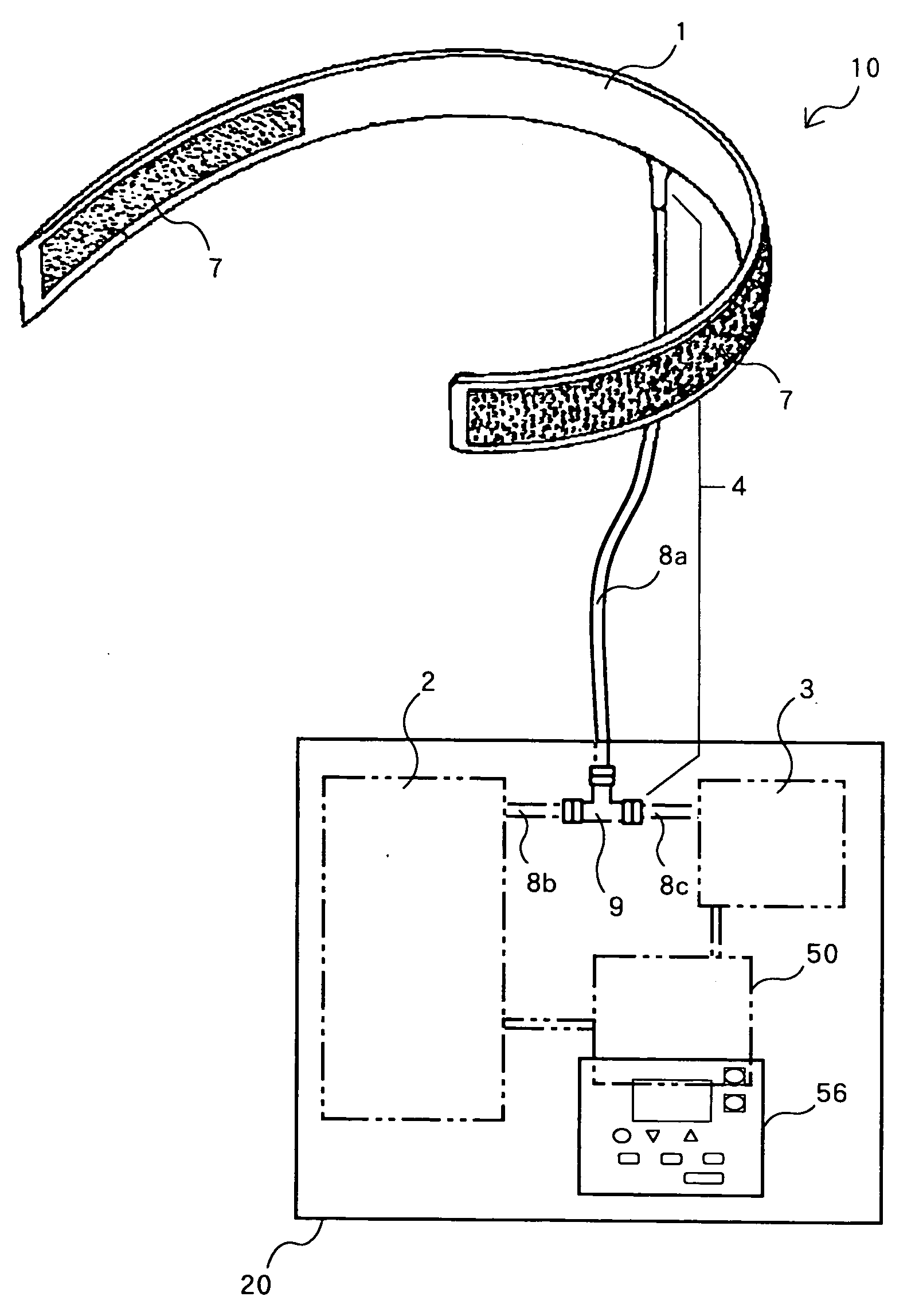 Musclar strength increasing system and pressurizing force control device of musclar strength increasing tool