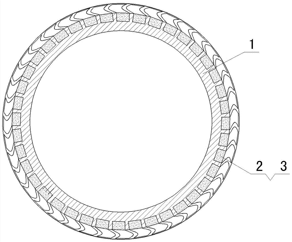 A kind of manufacturing method of composite material grinding roller