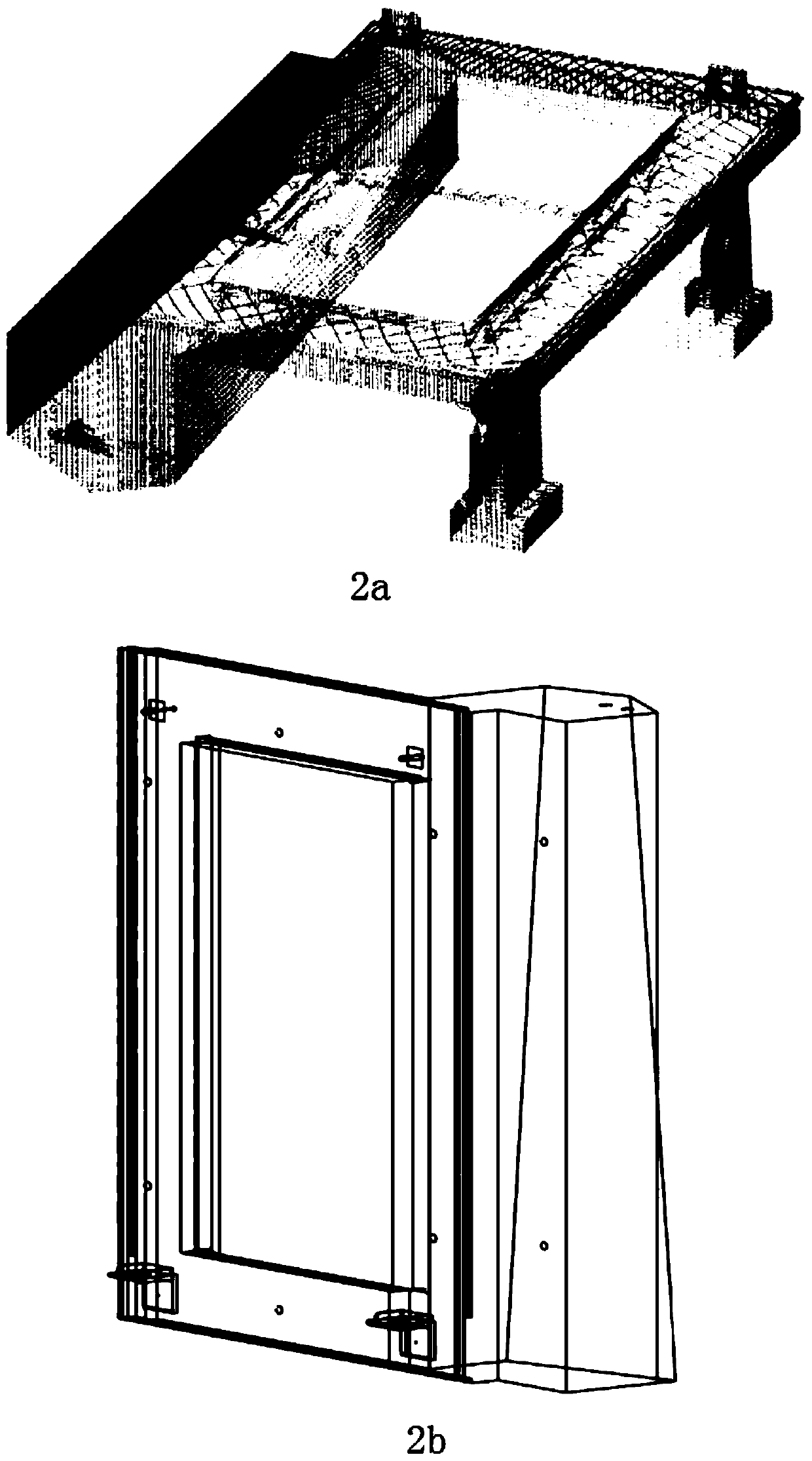 Prefabricated part point cloud automatic mold closing method based on particle swarm optimization variable domain search pairing points