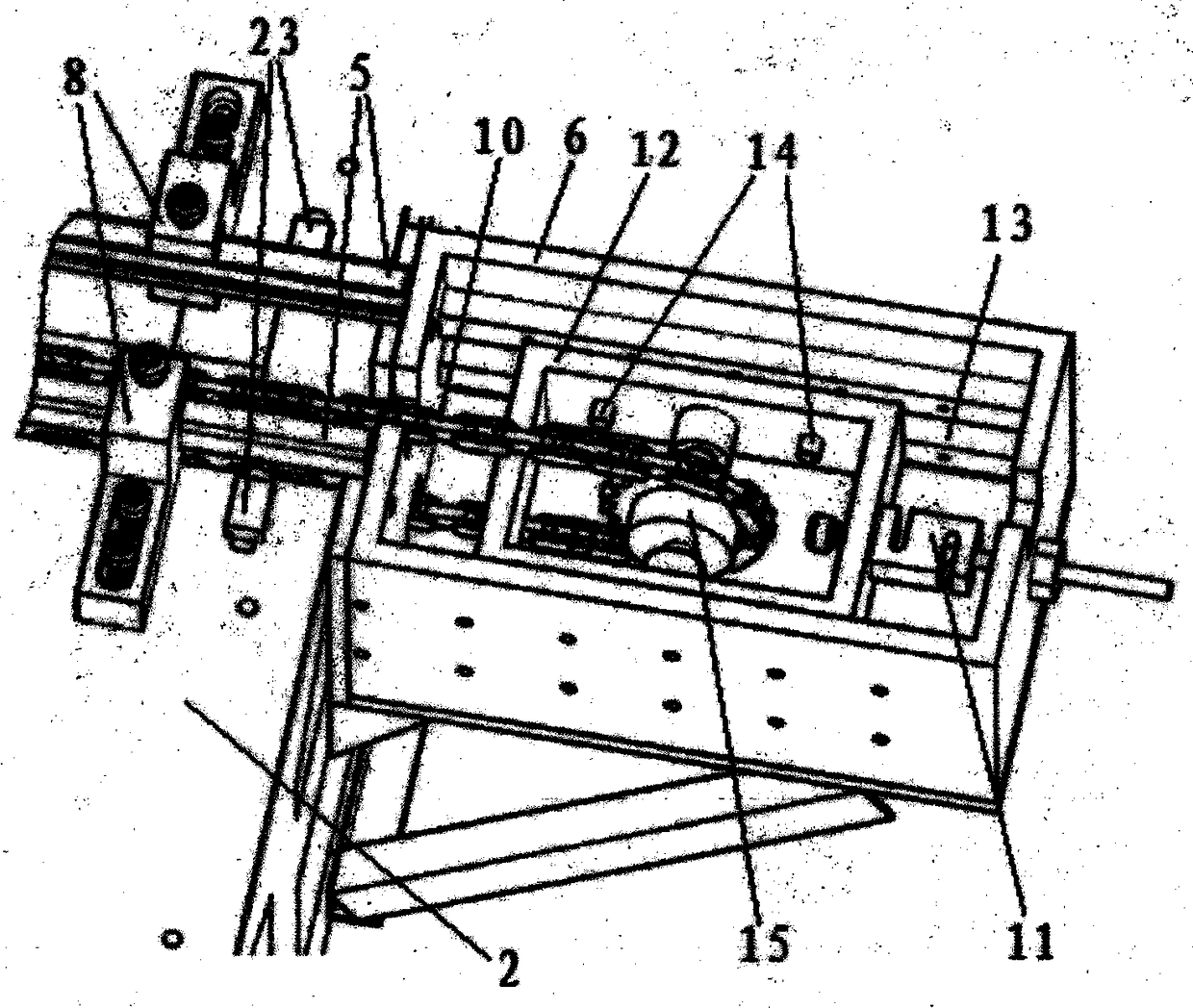 Automatic data acquisition experimental device for bridge expansion joint travel resistance