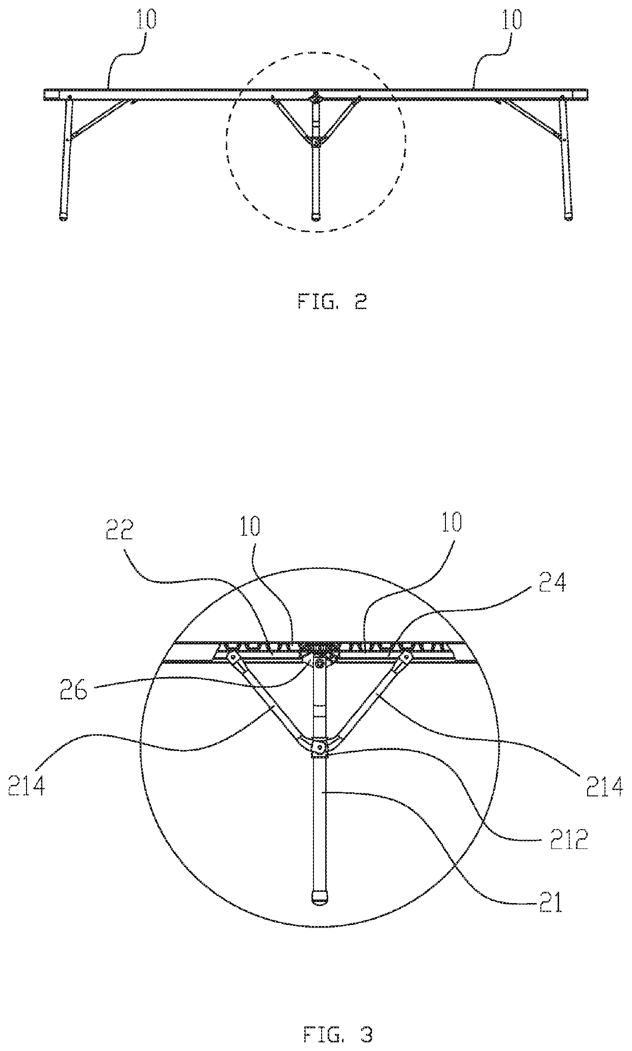 Folding stool or folding table and folding frame thereof