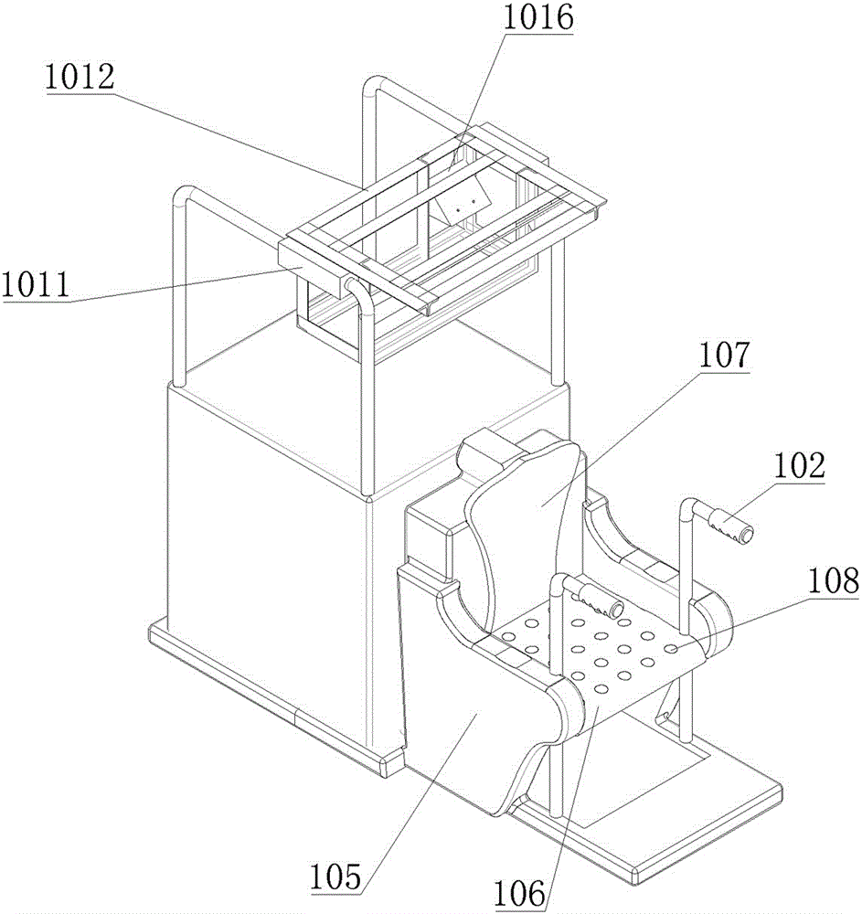 Automatic massaging type head washing machine