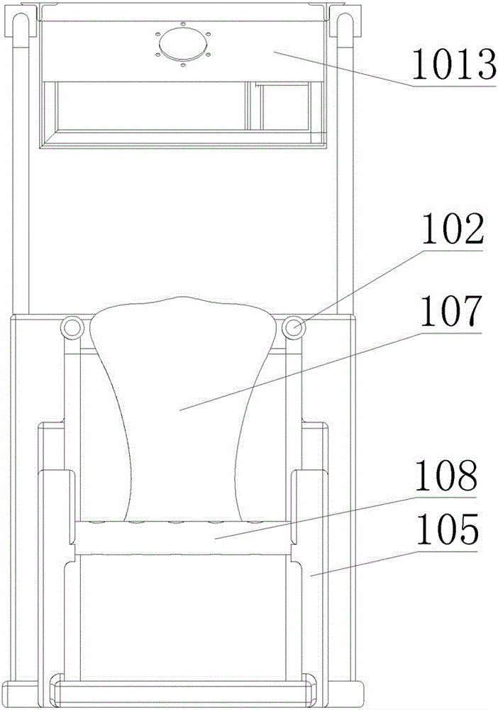 Automatic massaging type head washing machine