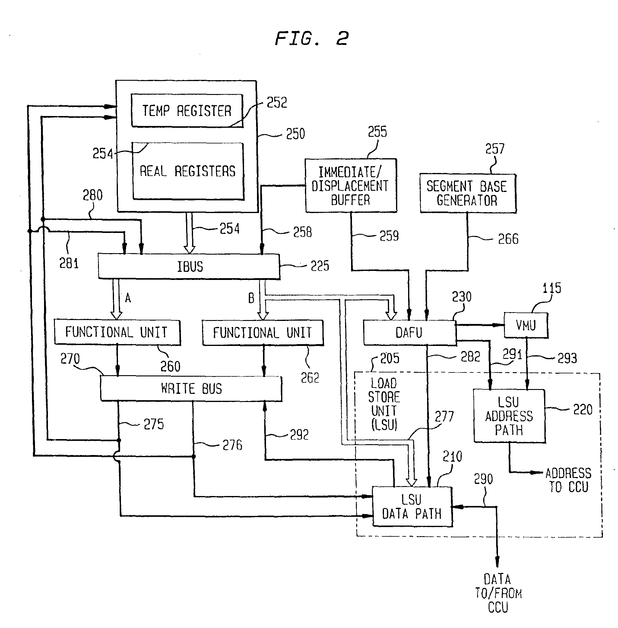 System and method for handling load and/or store operations in a superscalar microprocessor