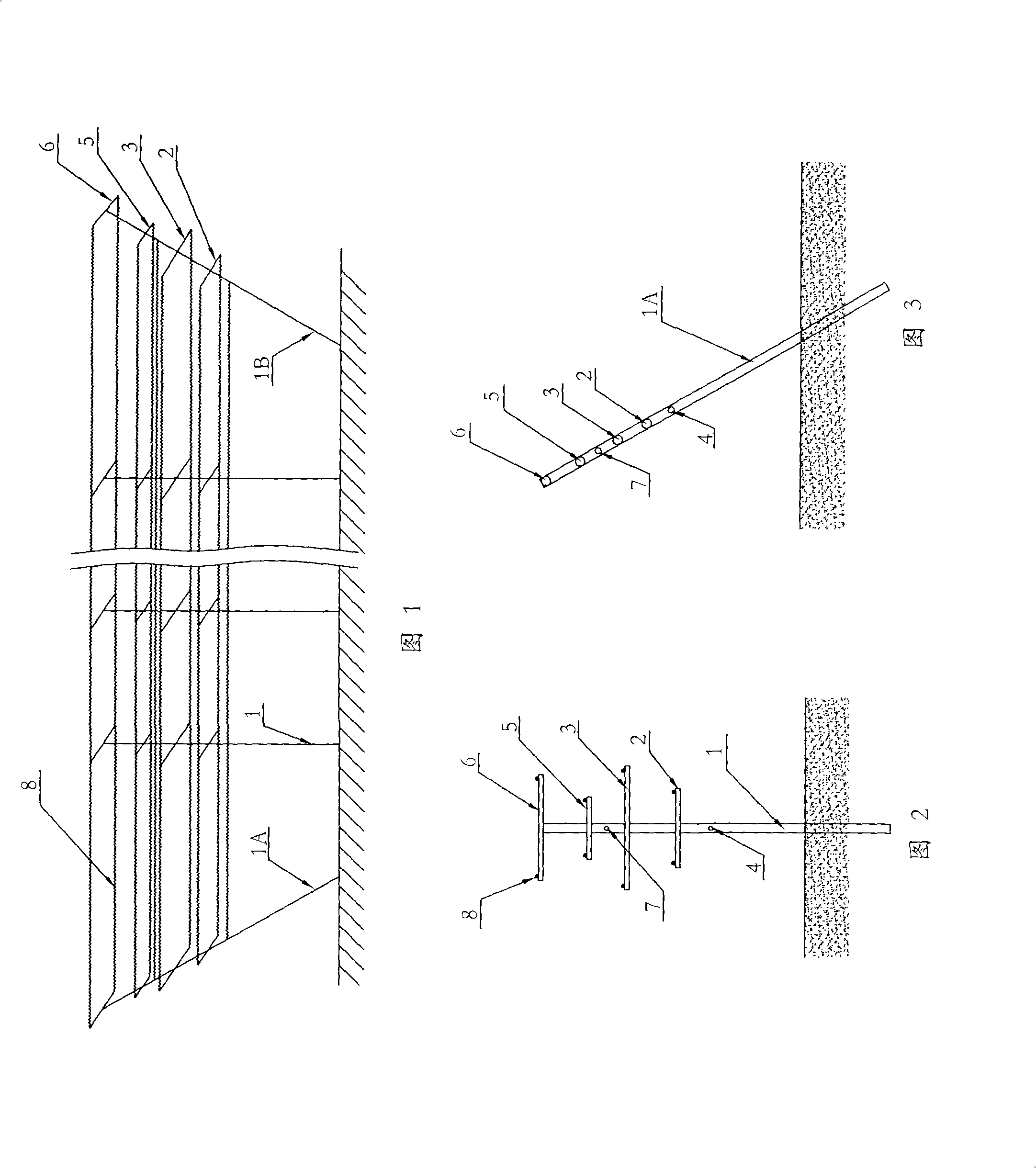 Special double-layer illumination rack for grape cultivation