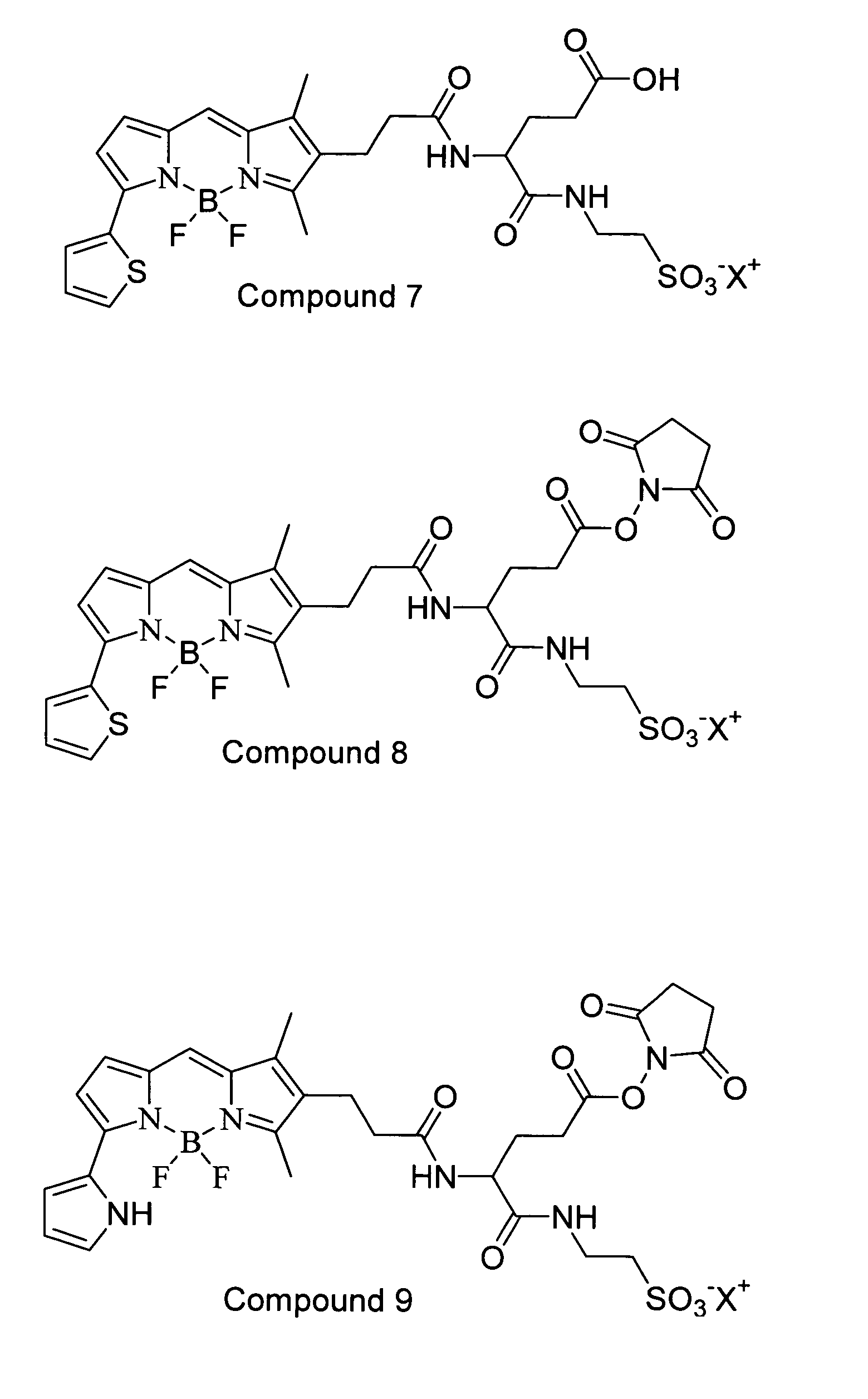 Two-photon absorbing dipyrrometheneboron difluoride dyes and their applications