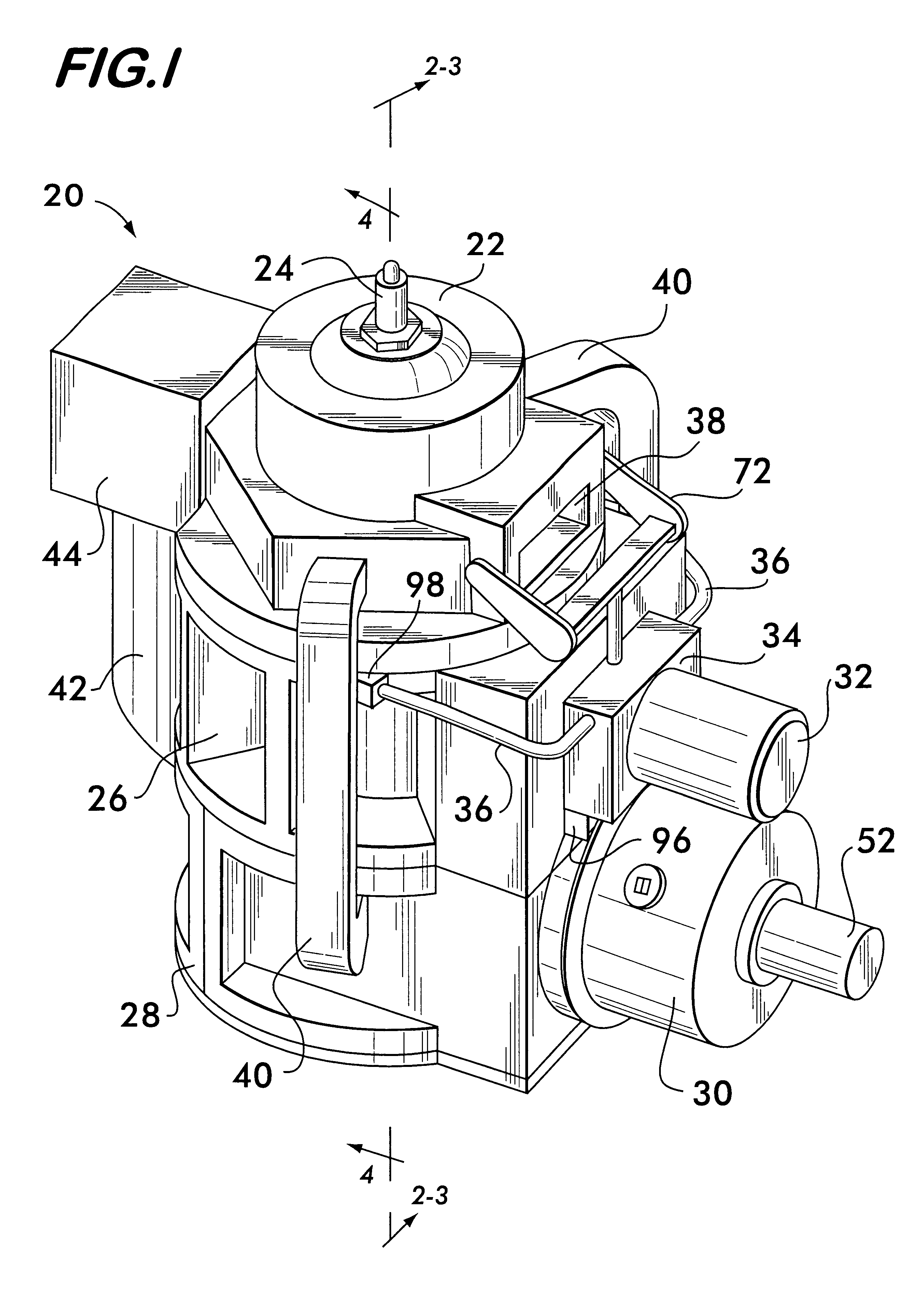 Engine with dry sump lubrication, separated scavenging and charging air flows and variable exhaust port timing