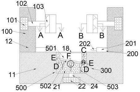 Equipment special for automatically nailing horseshoes of horses