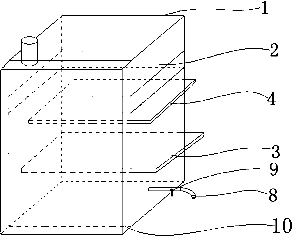 Two-stage drinking water filtering device