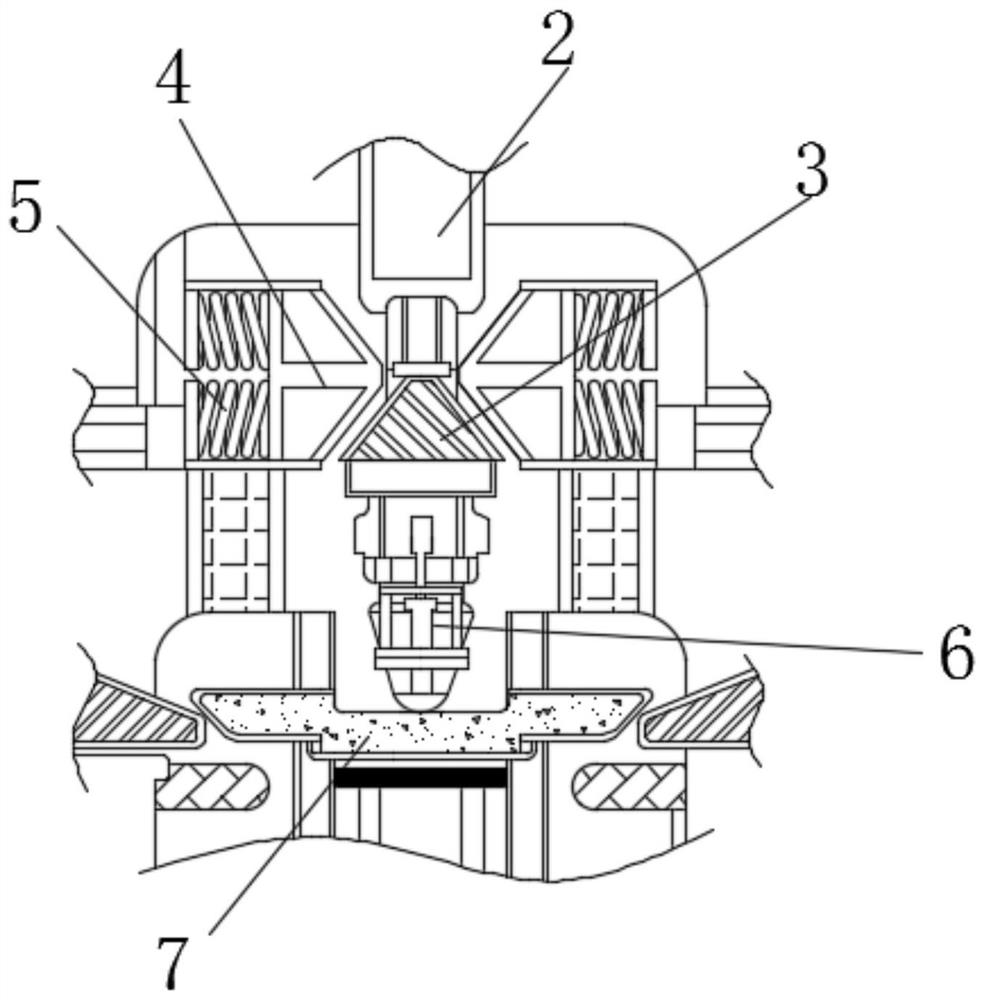 Disconnecting device for preventing charging pile from being damaged by strong pulling during charging