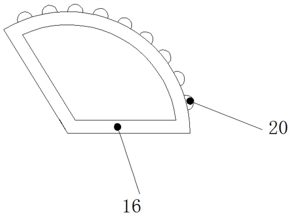 An excavating bucket welding device for earthwork construction engineering machinery