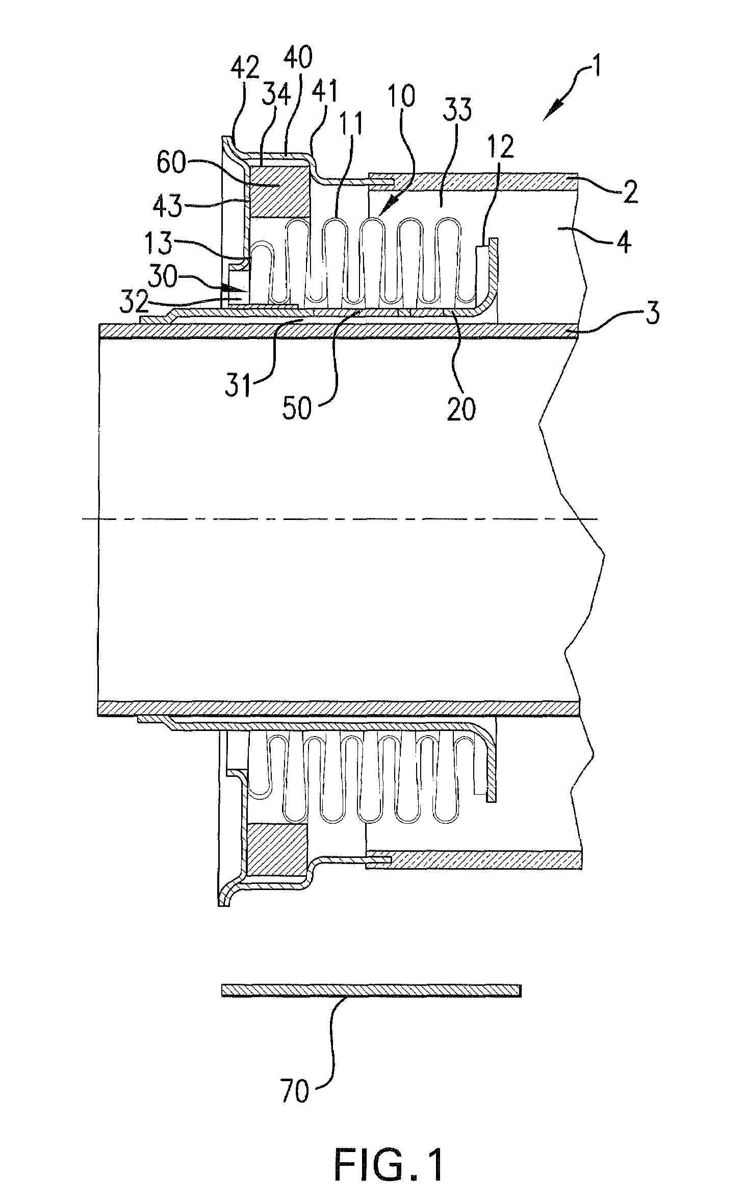 Tubular radiation absorbing device for solar heating applications