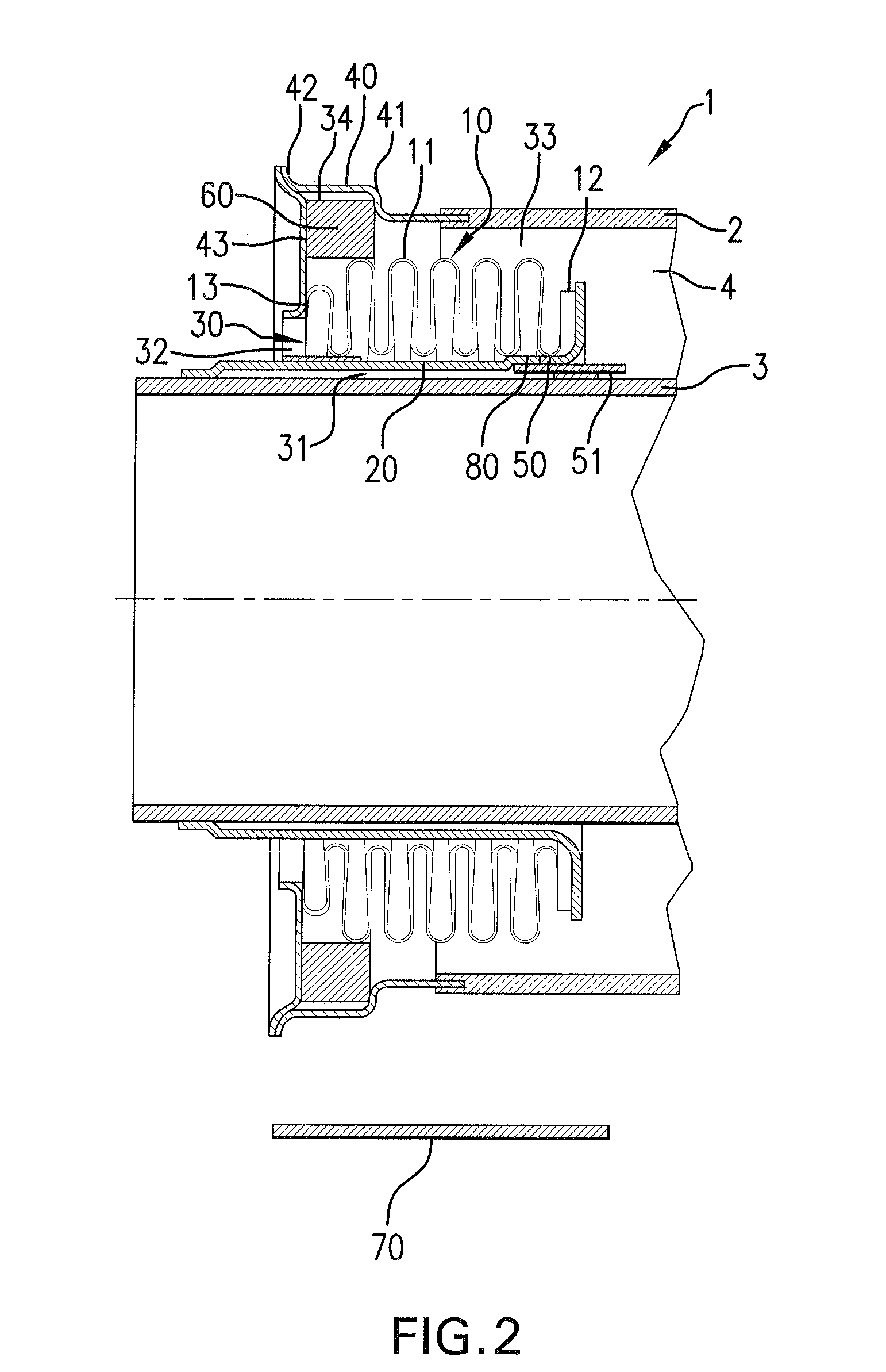 Tubular radiation absorbing device for solar heating applications