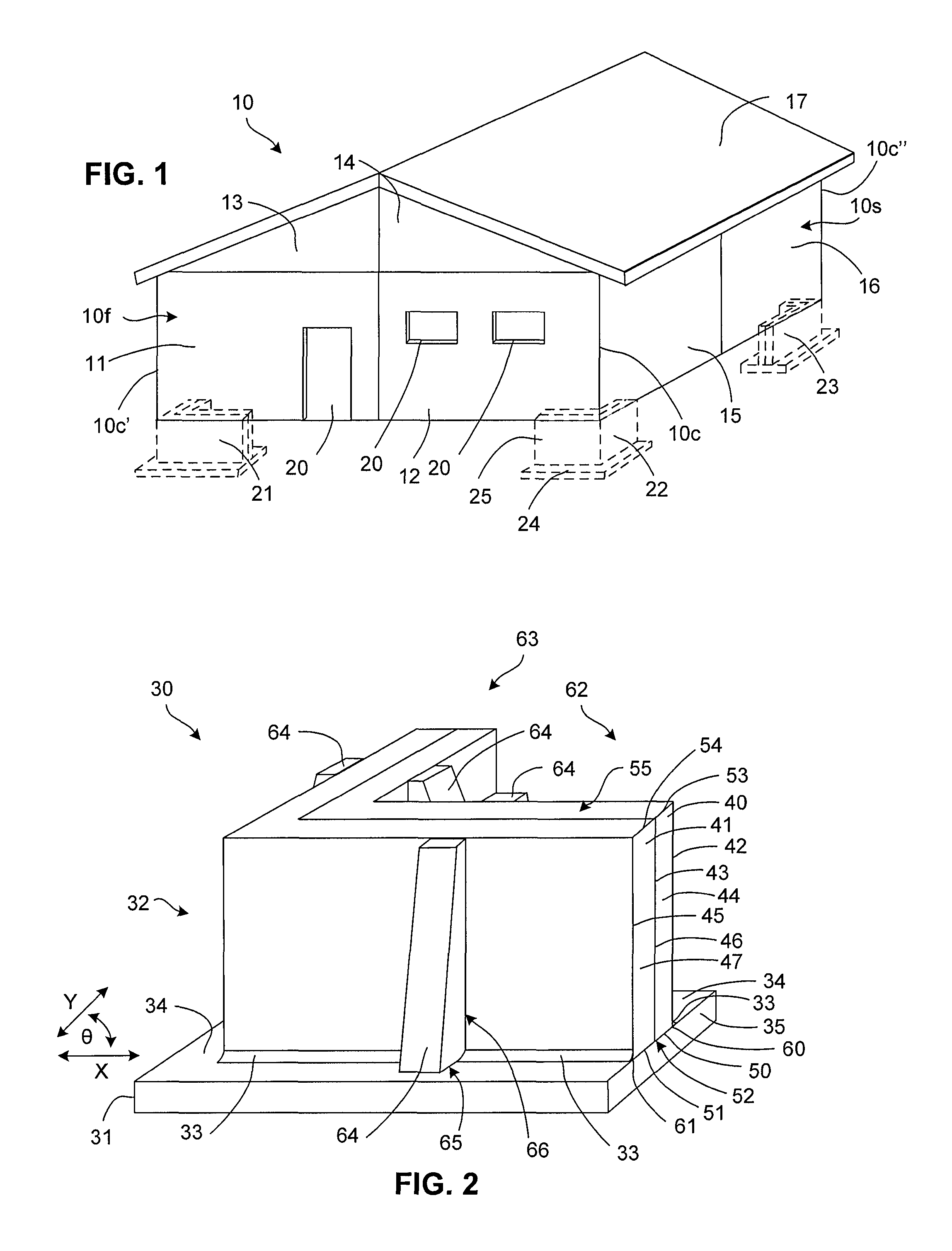 Sandwich panel ground anchor and ground preparation for sandwich panel structures