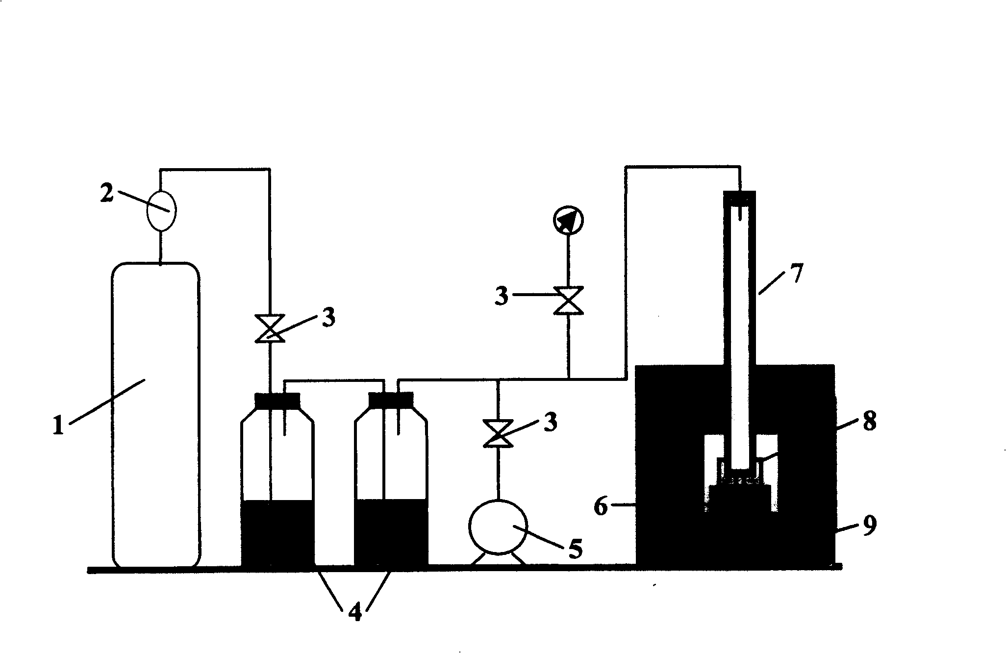 Medium and high temperature sealing method of plate type solid oxide fuel battery and its sealing material