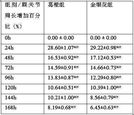 Tea substitute beverage capable of treating heat syndrome gouty arthritis