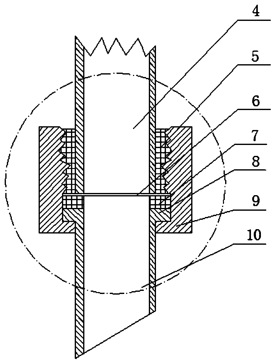 Method for measuring trace lead in water by using sulfydryl paper enrichment and separation colorimetric method