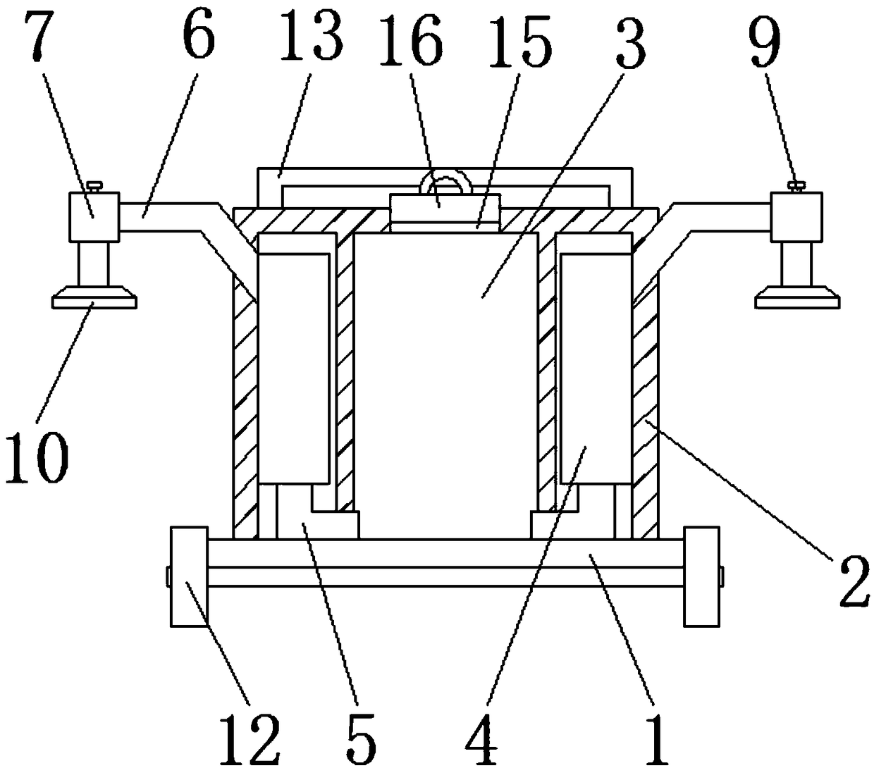 Agricultural fertilizer spraying device