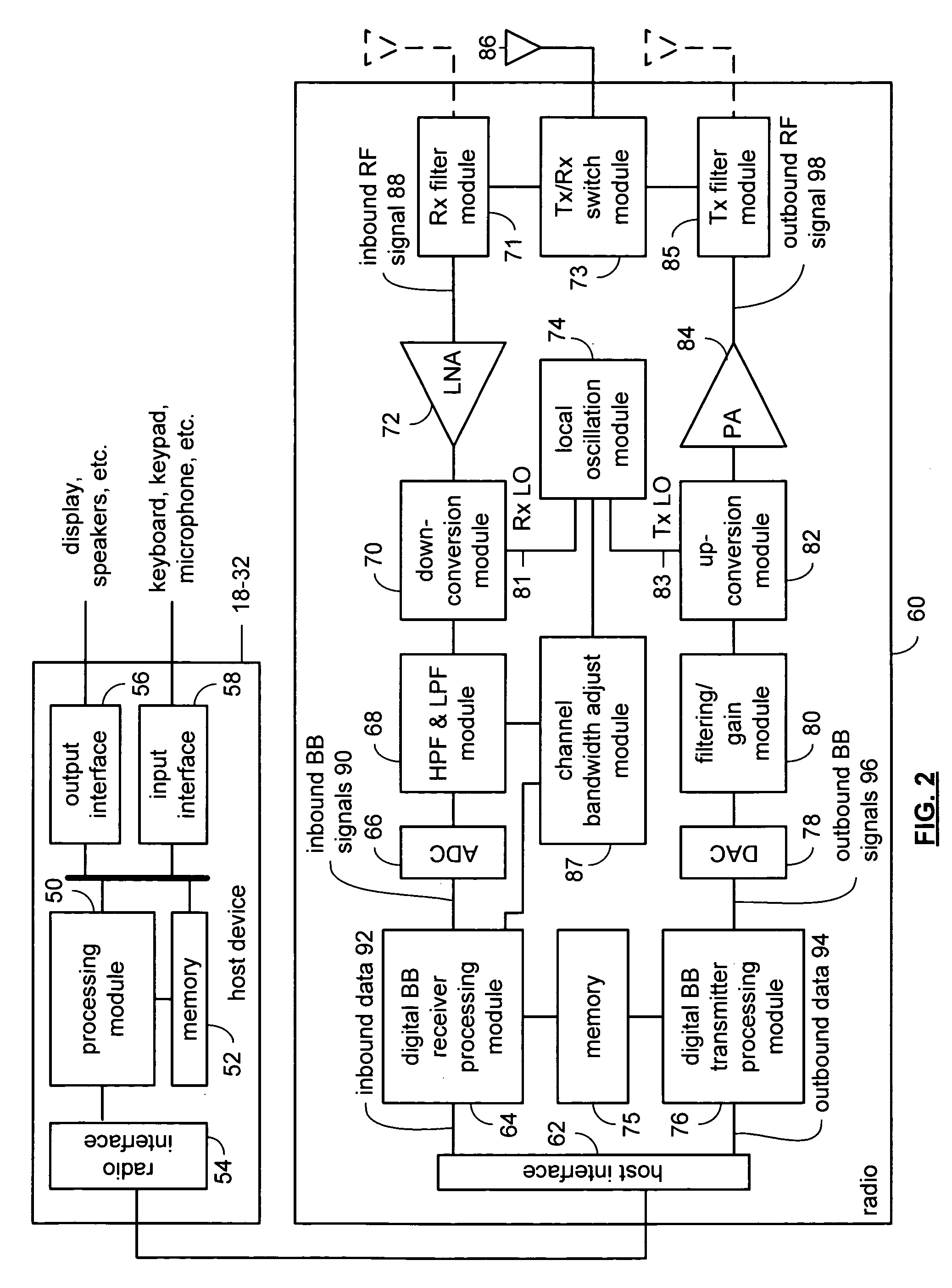 Adaptive modulation in a multiple input multiple output wireless communication system with optional beamforming