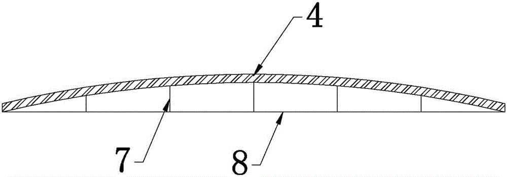 A kind of upper bearing type cable-arch composite structure bridge