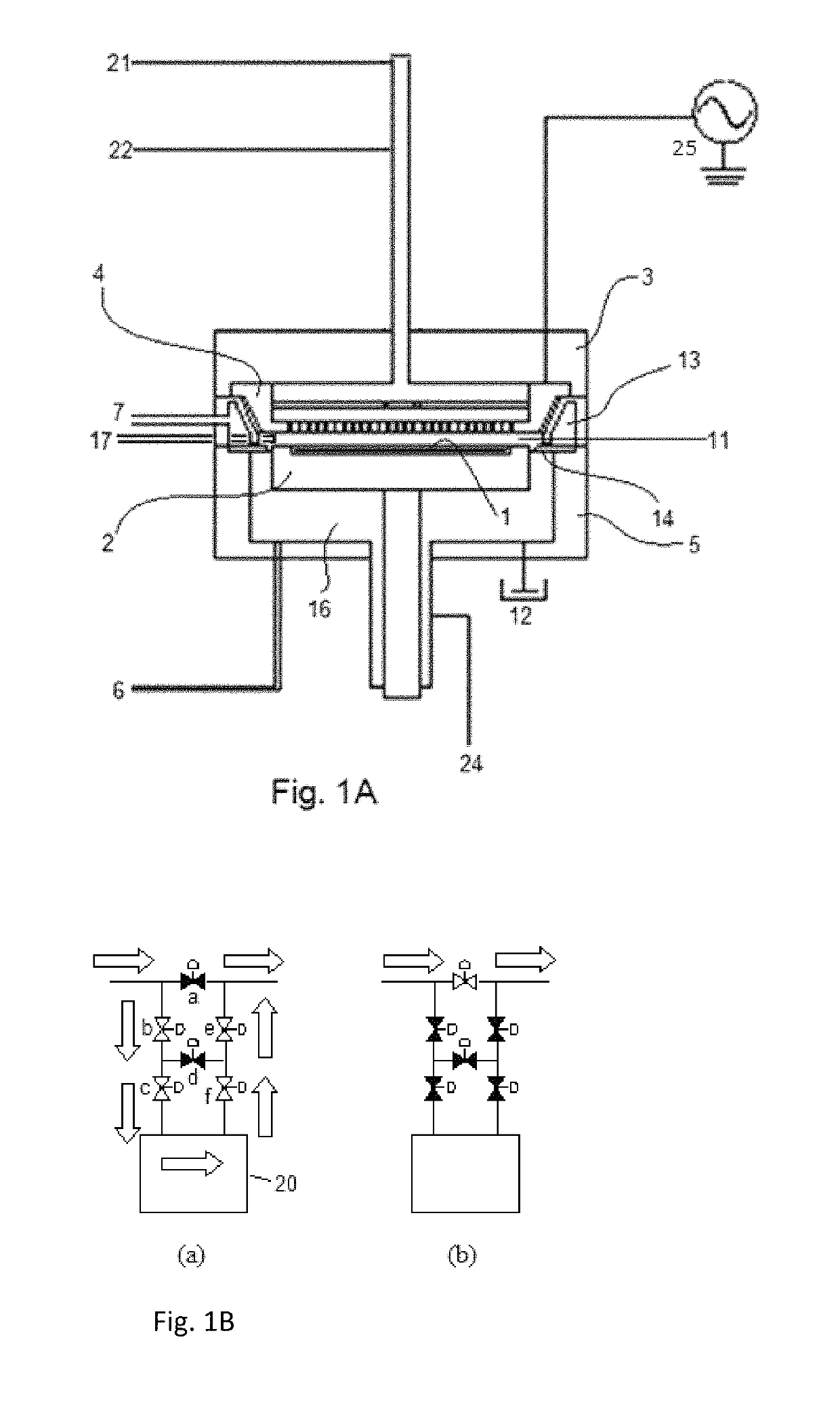 Method of subatmospheric plasma-enhanced ALD using capacitively coupled electrodes with narrow gap