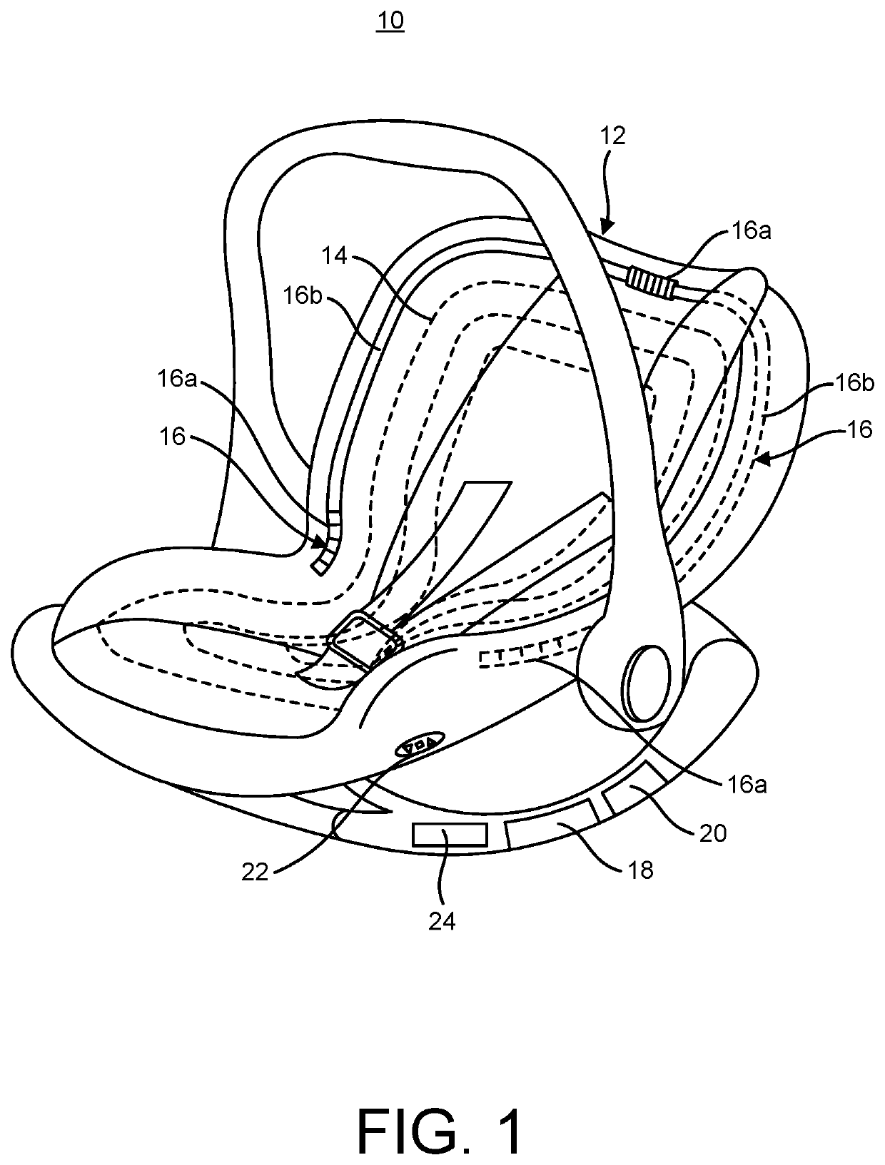 Temperature controlled child seat