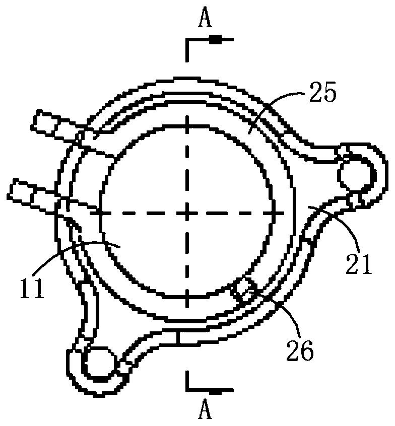 Radio frequency introduction device and semiconductor processing device